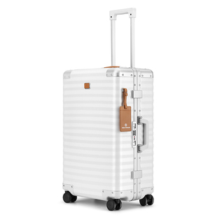 梦旅者铝框拉杆箱万向轮高档行李箱复古旅行箱20寸登机箱皮箱男女