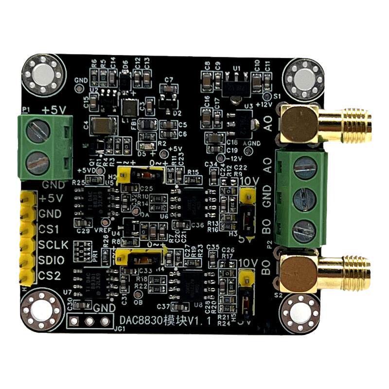 DAC8830模块高精度16位双路电压输出数模转换器 0-5V 0-10V ±10V