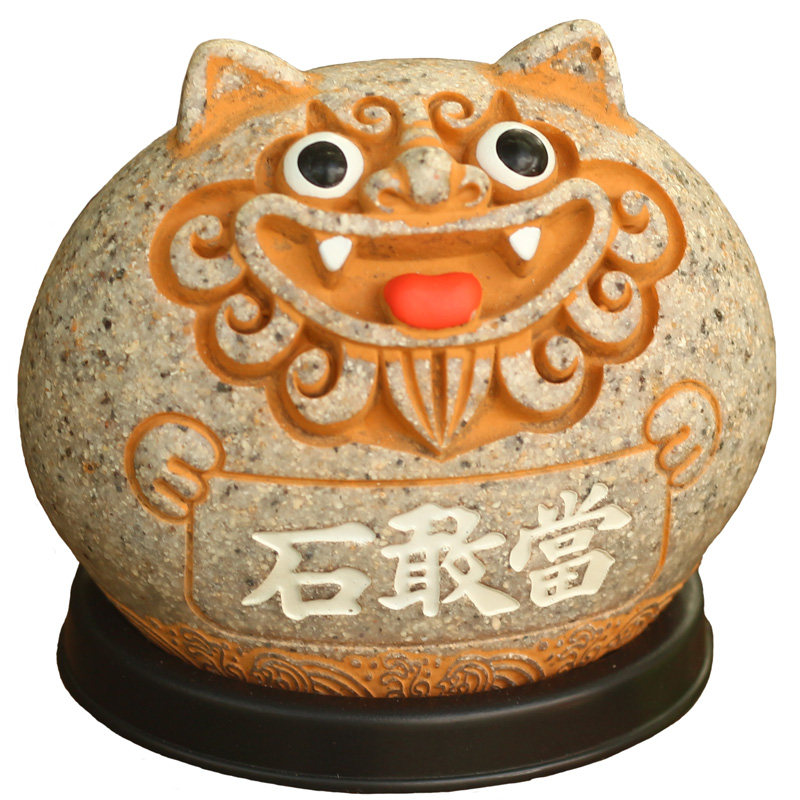 补角小石敢当摆件降魔的室内桌面装饰石头泰山石镇宅厦门风狮爷