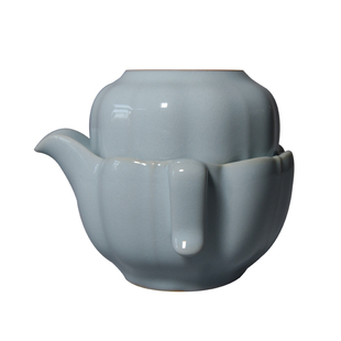 君宝名汝 汝州原产地汝瓷原矿汝窑 快客杯一壶一杯便携茶具王振宇