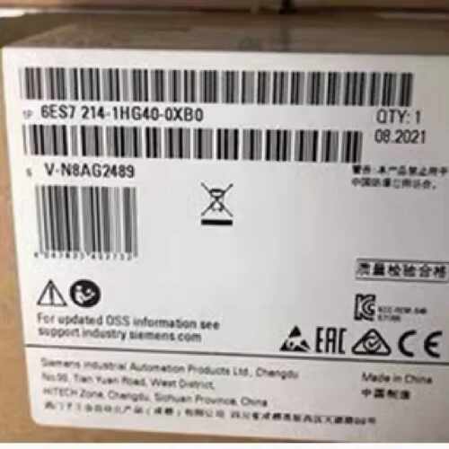 议价西门子6ES72141HG400XB0CPU模块6ES7214-1HG40-0XB0现货