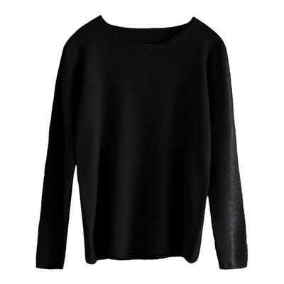 针织衫女内搭打底衫毛衣圆领套头