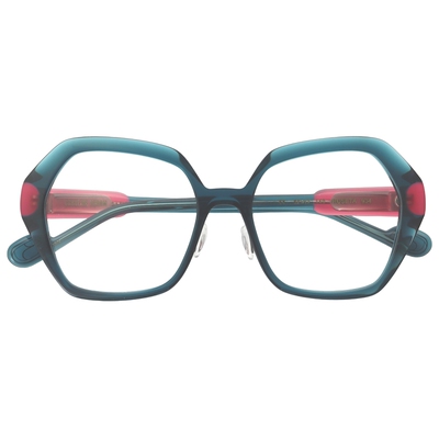 法国Caroline板材多边形时尚眼镜