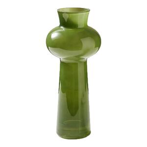 粉色玻璃花瓶水培鲜花摆件客厅