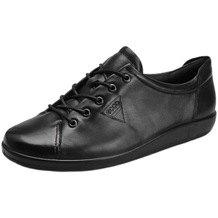 ECCO爱步女鞋休闲板鞋软底运动皮鞋女柔酷2号206503国内现货