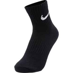 Nike耐克官方男袜女袜春季新款休闲袜三双装中筒袜正品袜子SX7677