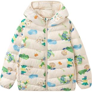 巴拉巴拉儿童排骨羽绒服男童女童外套秋冬款童装宝宝轻薄短款内胆