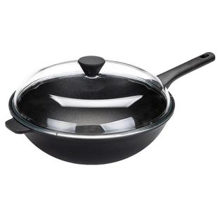 贝尔图不粘锅炒锅家用炒菜锅无有害涂层锅具燃气灶电磁炉专用平底