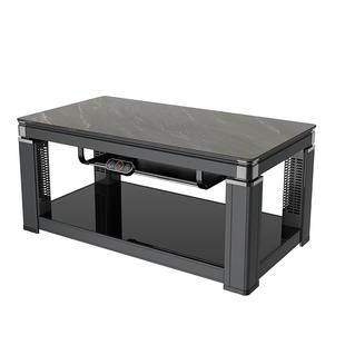 蒙萨帝电暖桌取暖桌烤火茶几2025新款取暖电炉子升降一体客厅家用