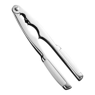 山核桃夹子家用松子榛子开壳器小夹核桃神器剥壳器不锈钢钳子坚果