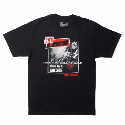 vintage枪炮与瑰队短袖袖恤