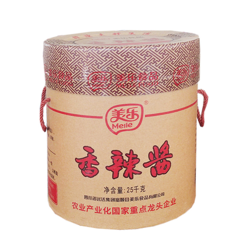 四川特产美乐香辣酱商用桶装火锅