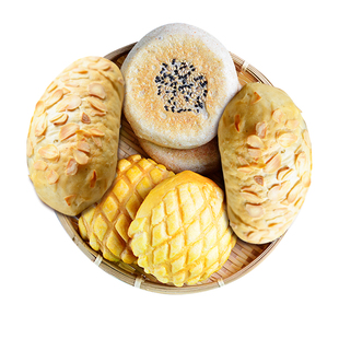 耘珂纯素面包早餐吐司菠萝包全麦红豆坚果素肉松杂粮欧包全国包邮