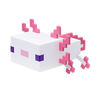 我的世界火把灯手办小狗模型mc游戏周边狐狸蝾螈玩具小夜灯摆件