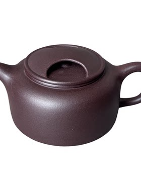 宜兴原矿紫泥手工莲子壶
