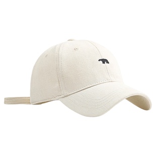 日本GP刺绣棒球帽女2026新款加宽帽檐大头围显脸小帽子深顶百搭帽