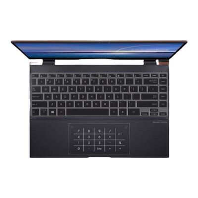 华硕灵耀X逍遥专用键盘膜硅胶华硕UXF3000E键盘保护膜英特尔Evo平台11代酷睿i7键盘膜13.3英4KOLED触控屏幕膜