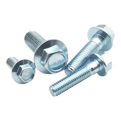 镀锌8.8级法兰螺丝自带垫GB5787M