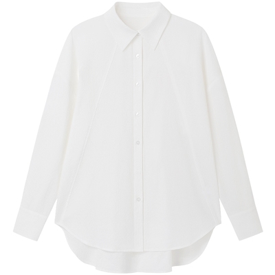 全棉时代女士衬衫女梭织宽松显瘦纯棉外穿百搭休闲2025春夏新款