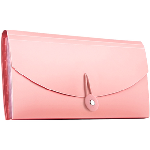 收据风琴包文件夹多页发票收纳票据夹文件袋多层大容量分类资料袋单据欠条账单收纳盒小号多功能装单据收纳袋