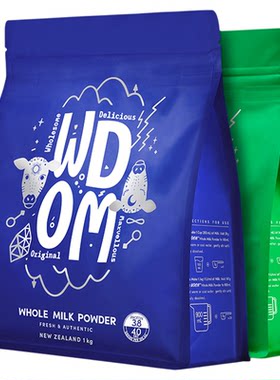 进口新西兰脱脂全脂奶粉WDOM渥康