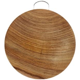 进口菜板整块实木砧板家用防霉粘板圆形抗菌宪木菜墩刀板厨房案板