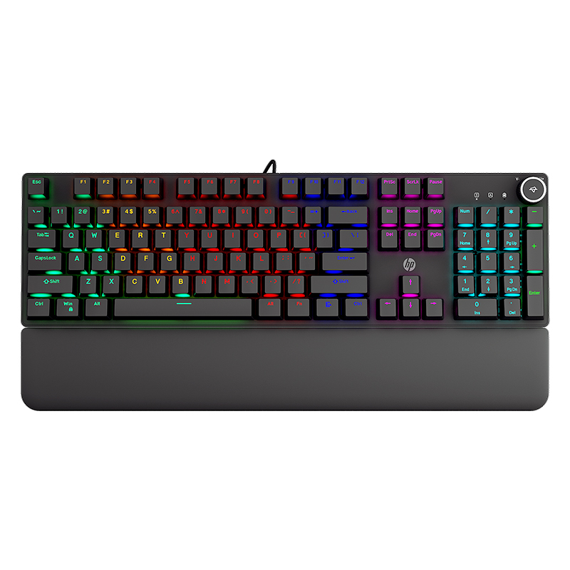 HP惠普机械键盘K10G键盘掌托套装电竞游戏专用笔记本台式电脑通用