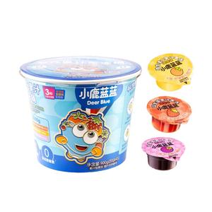 小鹿蓝蓝果冻桶 叶黄素VC益生菌果汁果冻0脂肪0明胶儿童零食品牌