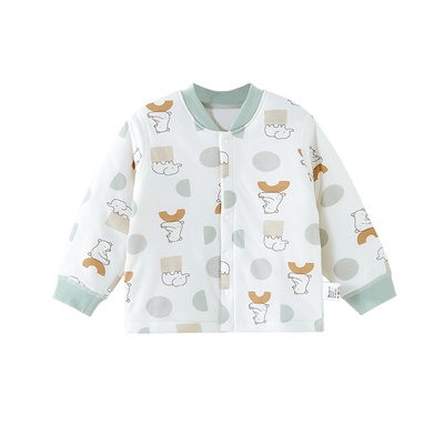 宝宝夹棉保暖上衣秋冬