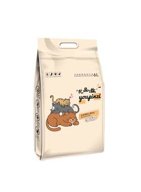 尤品滋猫砂膨润土豆腐混合2.4kg