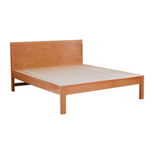 高铺全实木床硬板床樱桃木青少年儿童中老年架子床高脚满铺齐边床