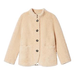 【100%羊毛】PSALTER诗篇立领学院风颗粒绒羊羔毛外套冬款