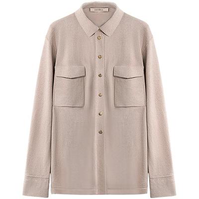 COCOBELLA细闪金葱针织衬衫