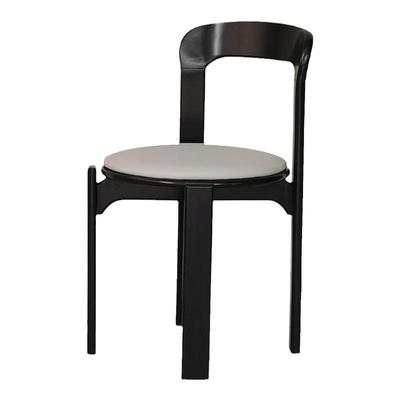 复古实木餐椅设计师推荐靠背椅子