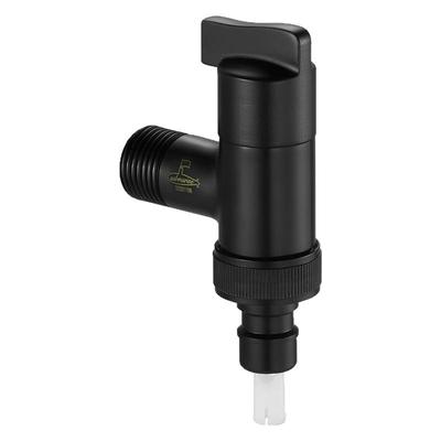 潜水艇黑色洗衣机水龙头自动止水家用卡扣滚筒全自动46分通用373