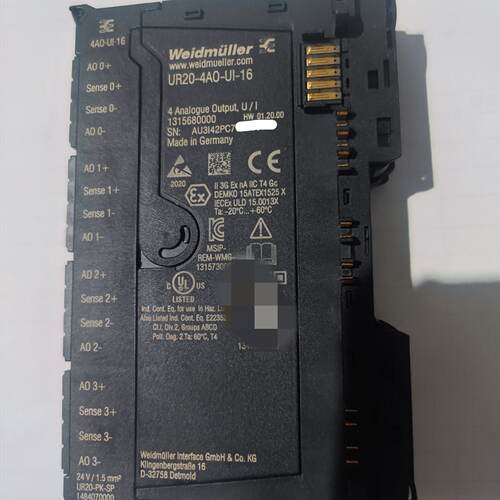 询价-魏德米勒UR20-4AO-UI-16