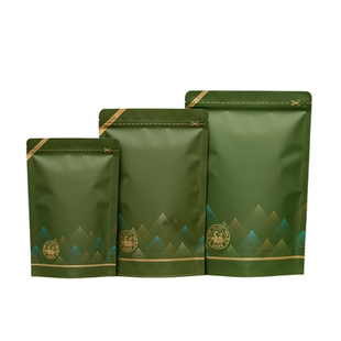 茶叶包装袋通用散茶自封袋加厚牛皮纸红茶绿茶二两装半斤装密封袋