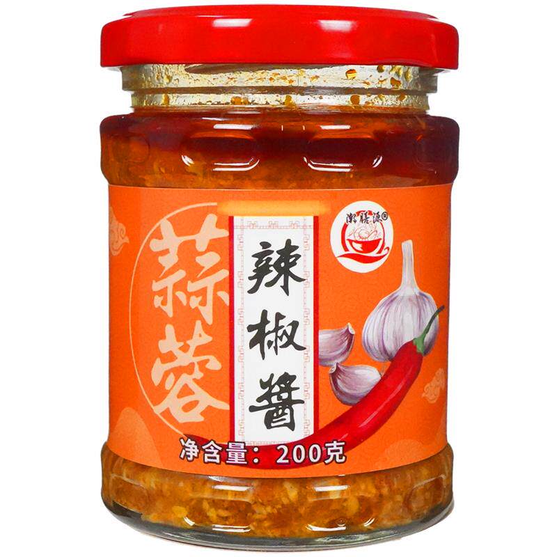 潮膳源蒜蓉辣椒酱料潮汕特产200g