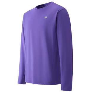 KOLON SPORT可隆户外休闲衣吸湿排汗抗菌男士基础款圆领长袖T恤