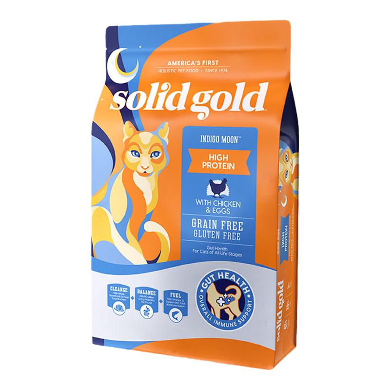 SolidGold素力高猫粮幼猫成猫进口金装高蛋白金素鲜肉猫粮12/15磅