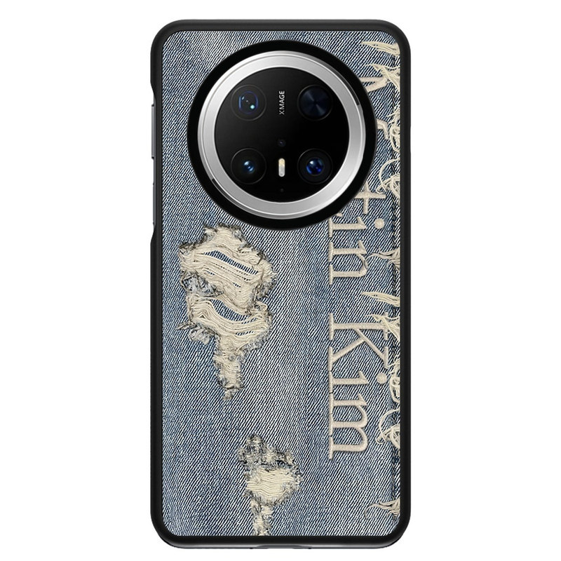 Matin Kim破洞牛仔口袋韩火火同款豹纹适用于华为mate80Pro max手机壳70pro/60Pro+防摔磁吸保护套