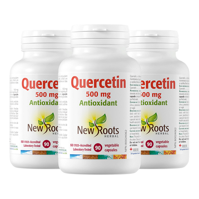 【3瓶巩固装】Newroots纯槲皮素胶囊加拿大进口正品养肺护肺保健