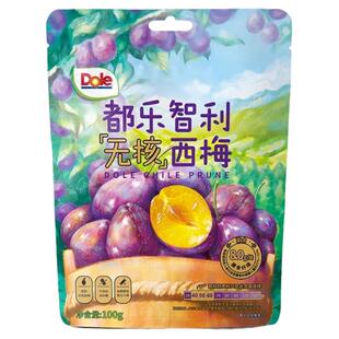dole都乐智利西梅干无核西梅不添加白砂糖100g*4袋 0脂肪休闲食品
