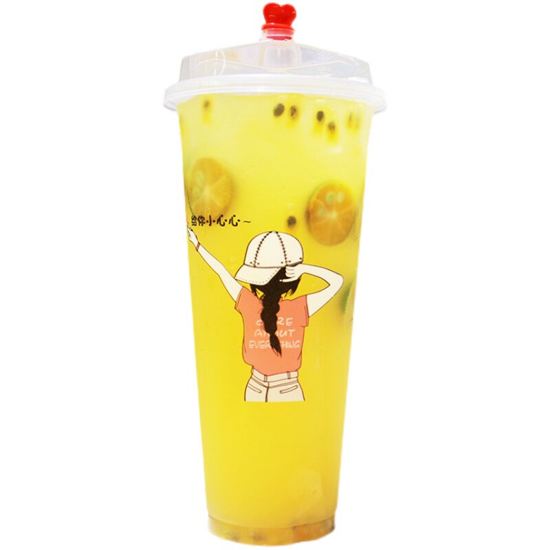 500/700ML奶茶杯商用果汁饮品杯