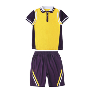 珠海斗门同款小学夏季男女套装短袖短裤裙裤统一定制秋季长袖长裤