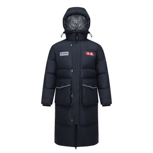 波司登太空系列冬季男士长款过膝情侣加厚连帽保暖羽绒服女面包服