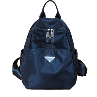 牛津布双肩包女2025新款韩版个性小众休闲背包高级感气质包包轻便