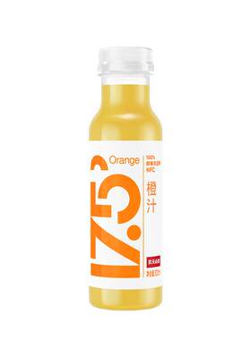 农夫山泉17.5° 100%鲜果冷压榨橙汁300ml*8瓶*5箱实物兑换卡