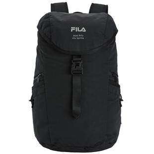 随行包|FILA斐乐背包女包秋季新款健身双肩包大容量电脑包黑色