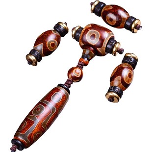 纳悟正品天然天珠玛瑙套装 108颗小金刚星月菩提配饰套餐全套配件